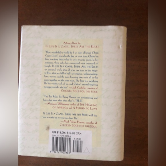 If Life is a Game, These are the Rules Book- 742 $12 or 🎉 - Picture 3 of 5